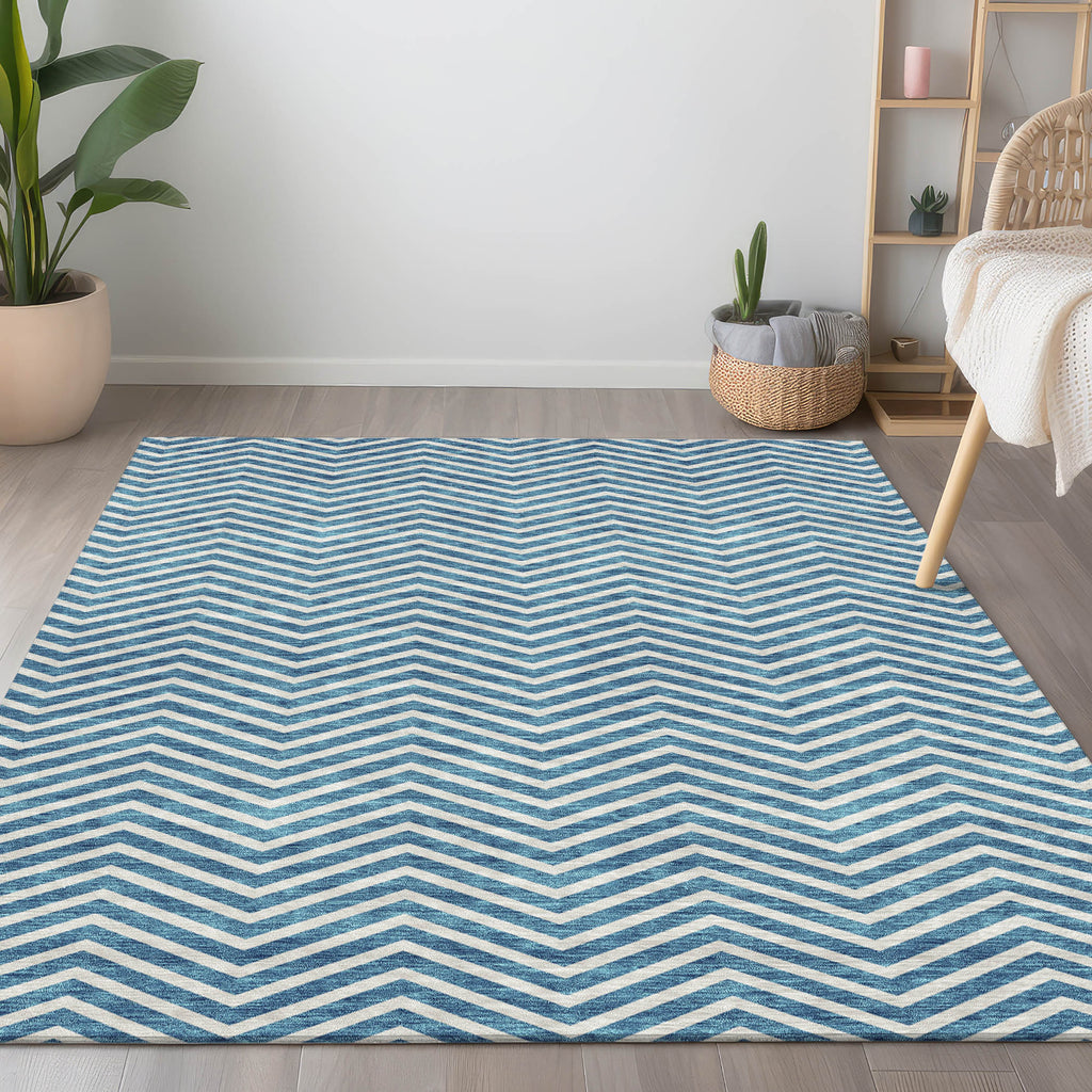 addison chantille acn934 teal rug