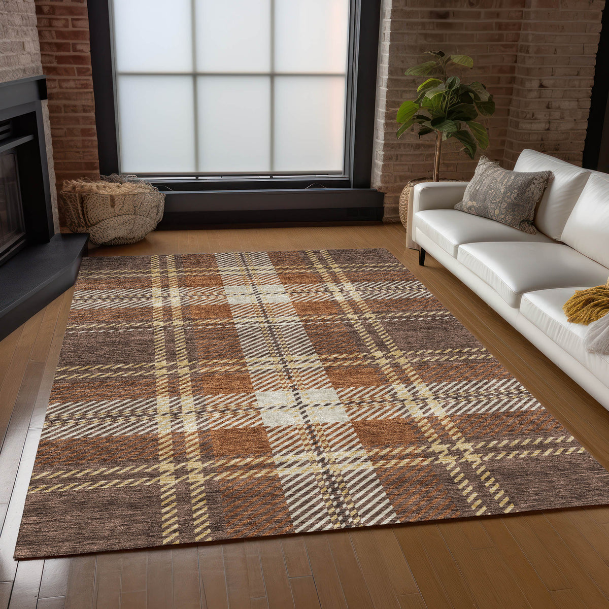 addison chantille acn935 chocolate rug