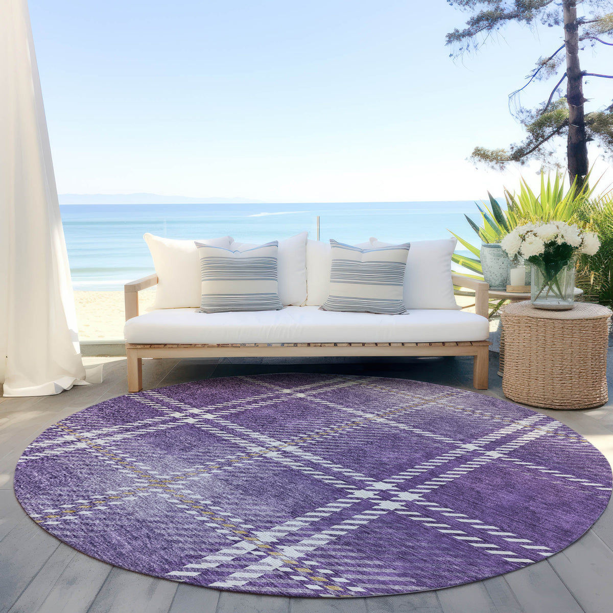 addison chantille acn935 purple rug