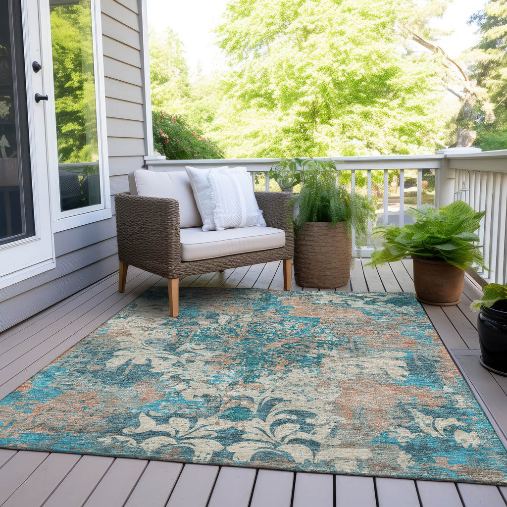 addison chantille acn936 teal rug