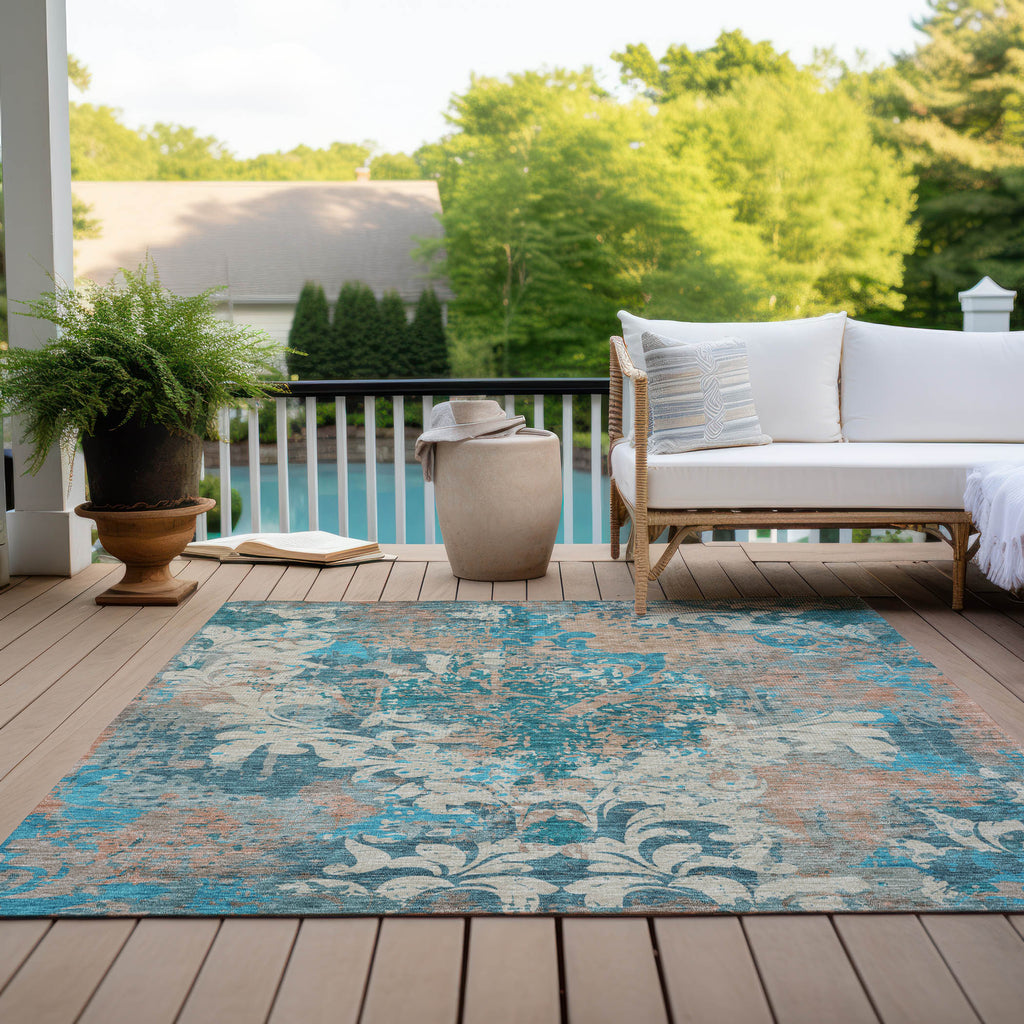 addison chantille acn936 teal rug