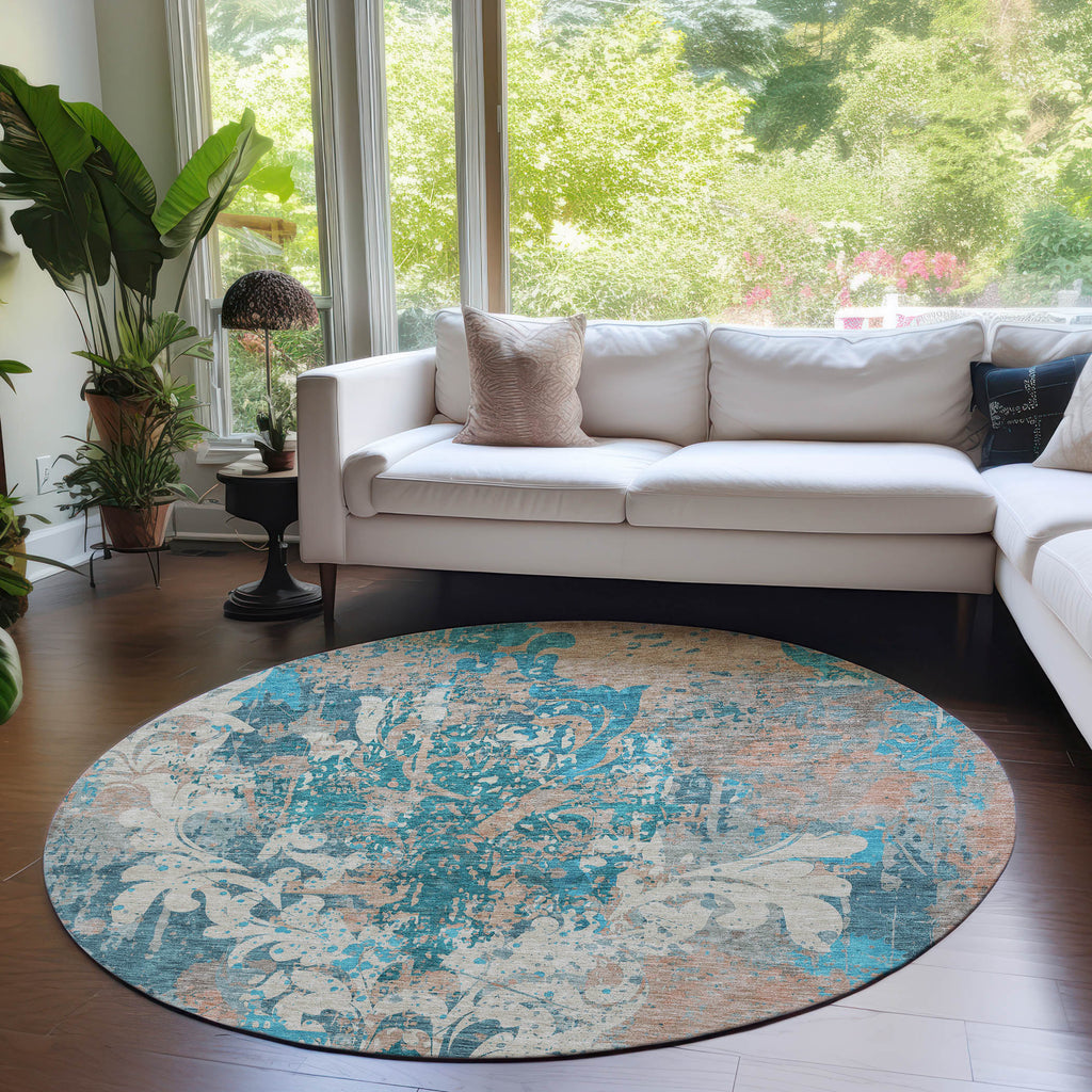 addison chantille acn936 teal rug
