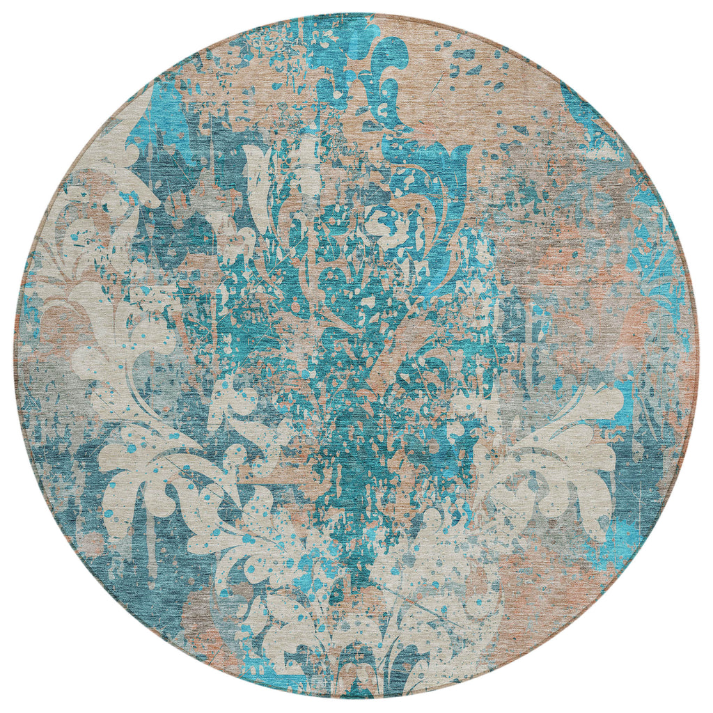 addison chantille acn936 teal rug