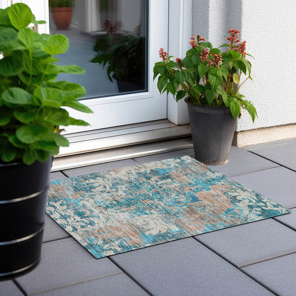 addison chantille acn936 teal rug