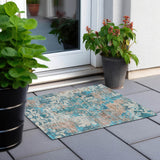 addison chantille acn936 teal rug