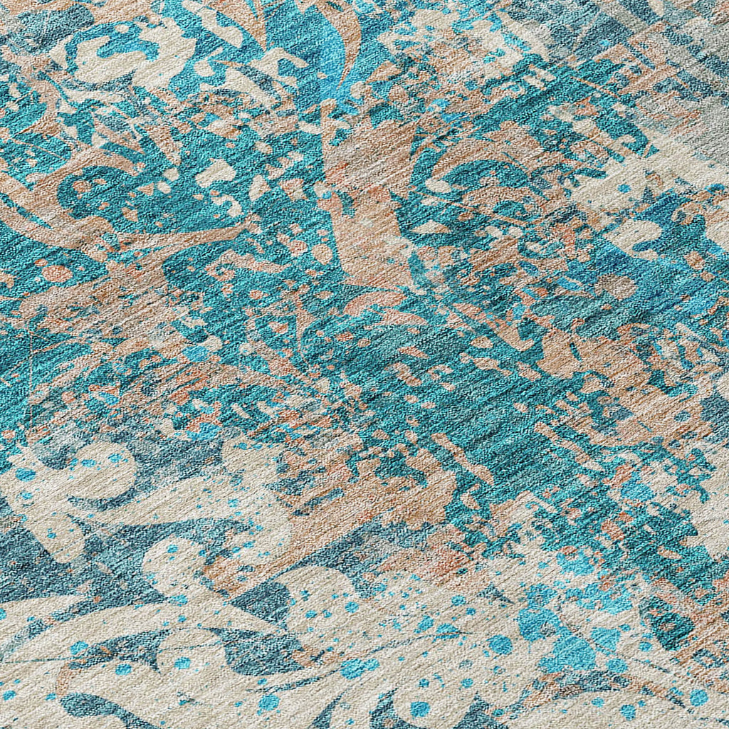 addison chantille acn936 teal rug