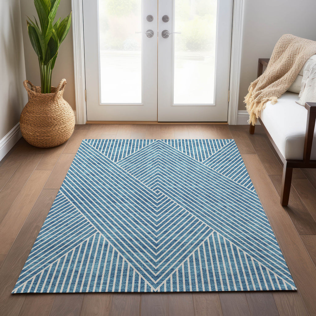 addison chantille acn937 teal rug