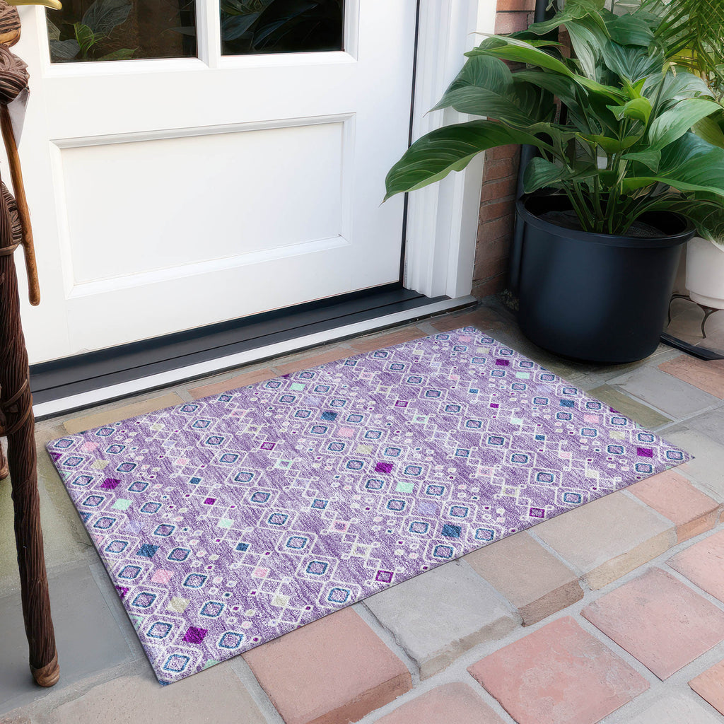 addison chantille acn938 lavender rug