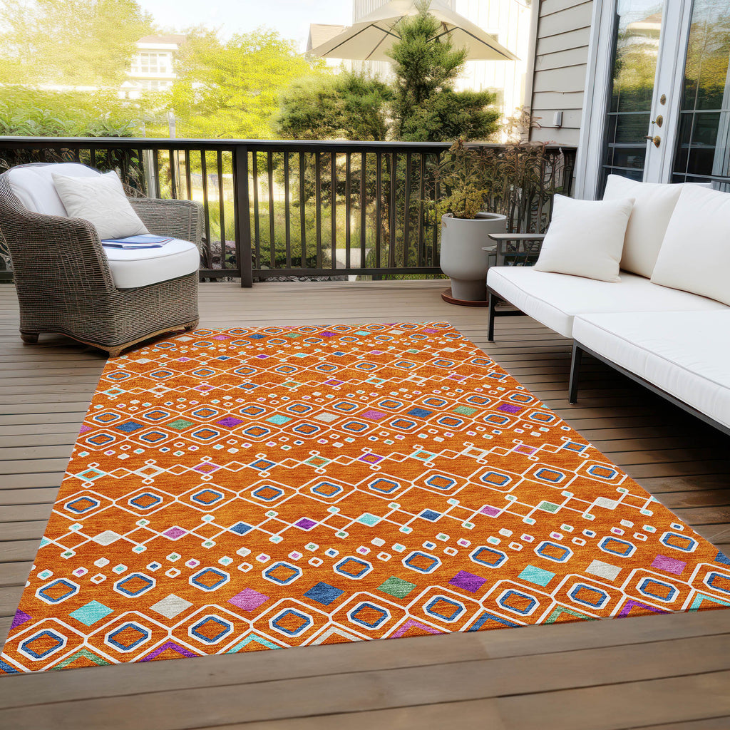 addison chantille acn938 orange rug