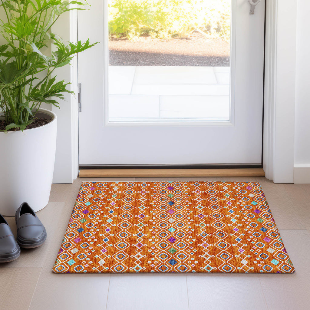 addison chantille acn938 orange rug