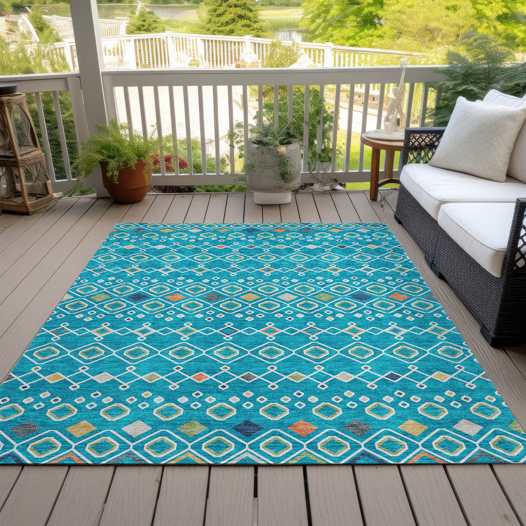 addison chantille acn938 teal rug