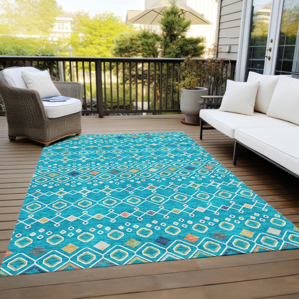 addison chantille acn938 teal rug