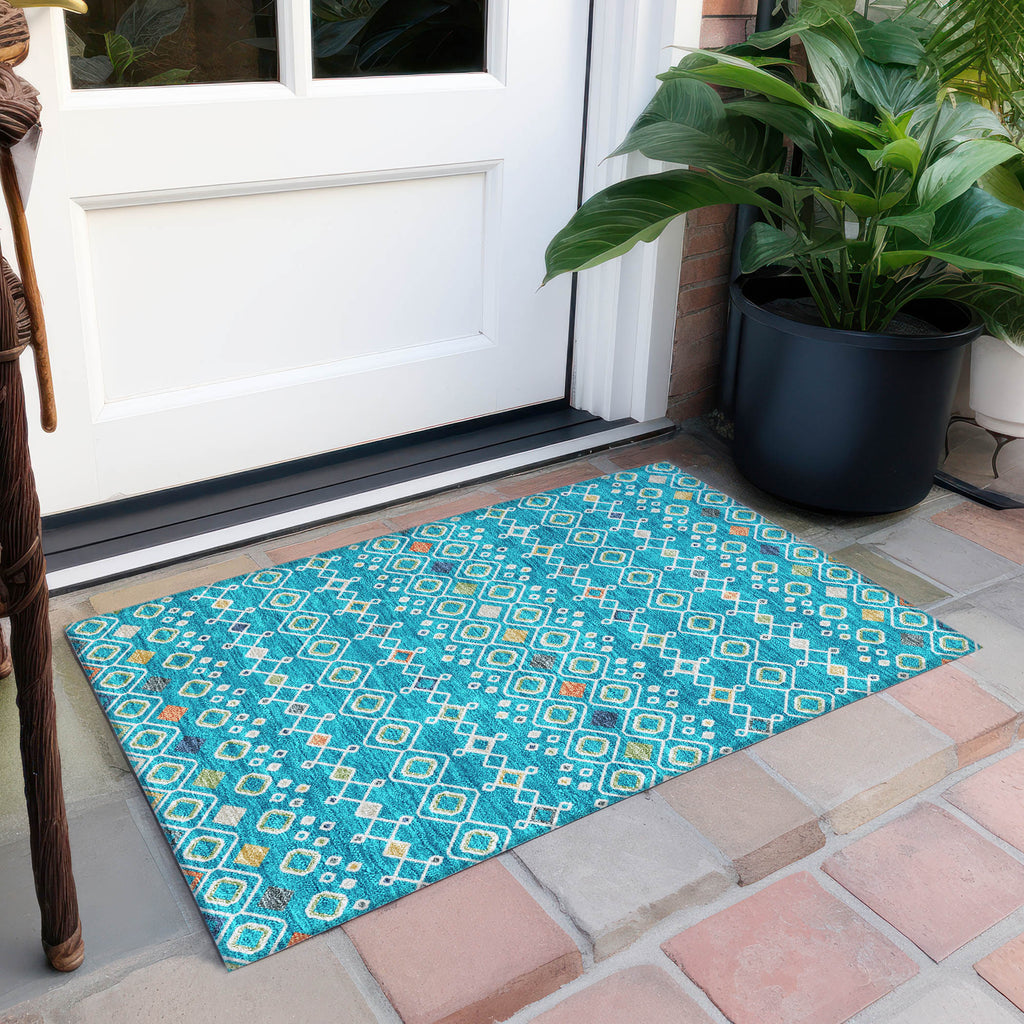 addison chantille acn938 teal rug