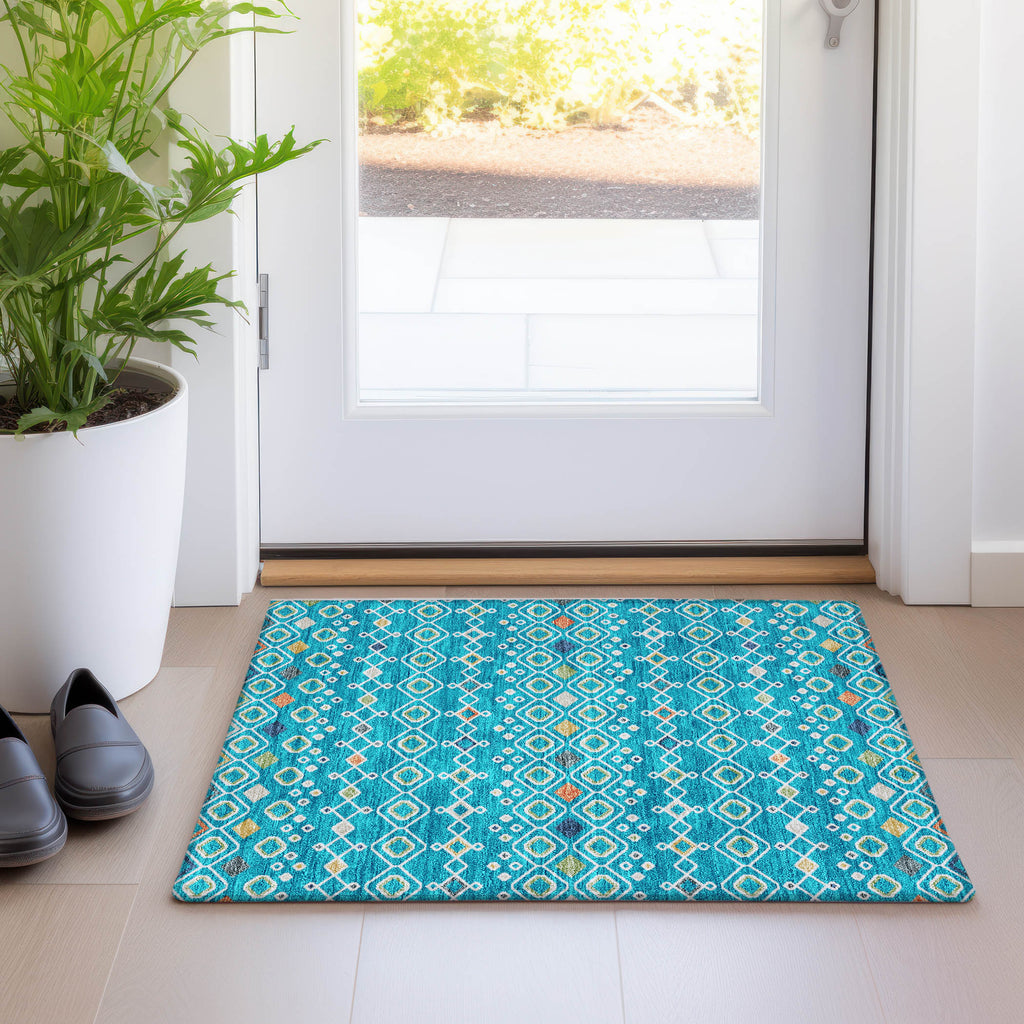 addison chantille acn938 teal rug