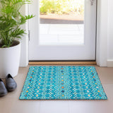 addison chantille acn938 teal rug