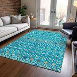 addison chantille acn938 teal rug
