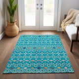 addison chantille acn938 teal rug