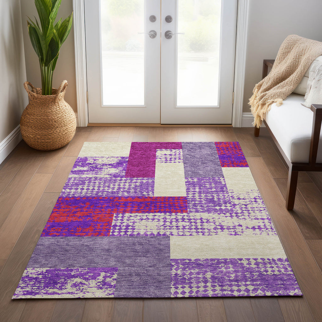 addison chantille acn941 lavender rug