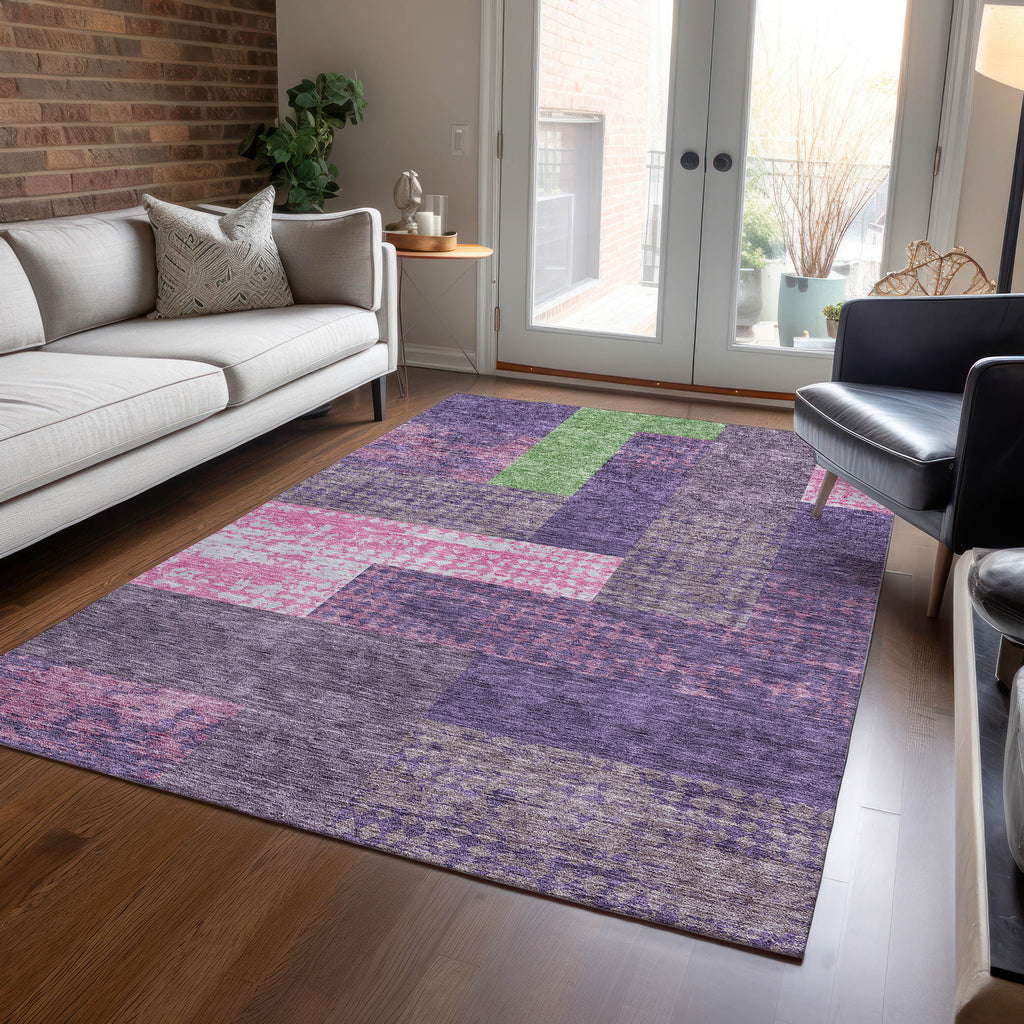 addison chantille acn941 purple rug