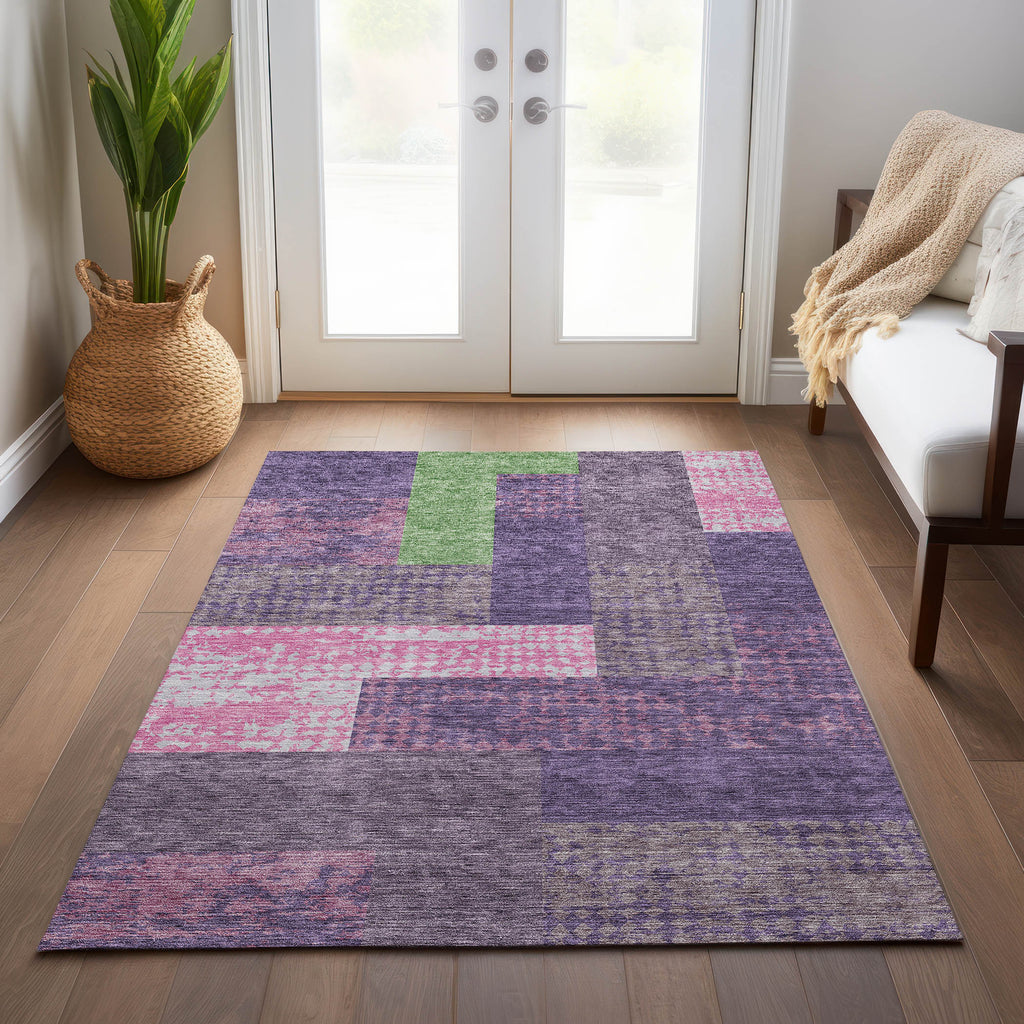 addison chantille acn941 purple rug