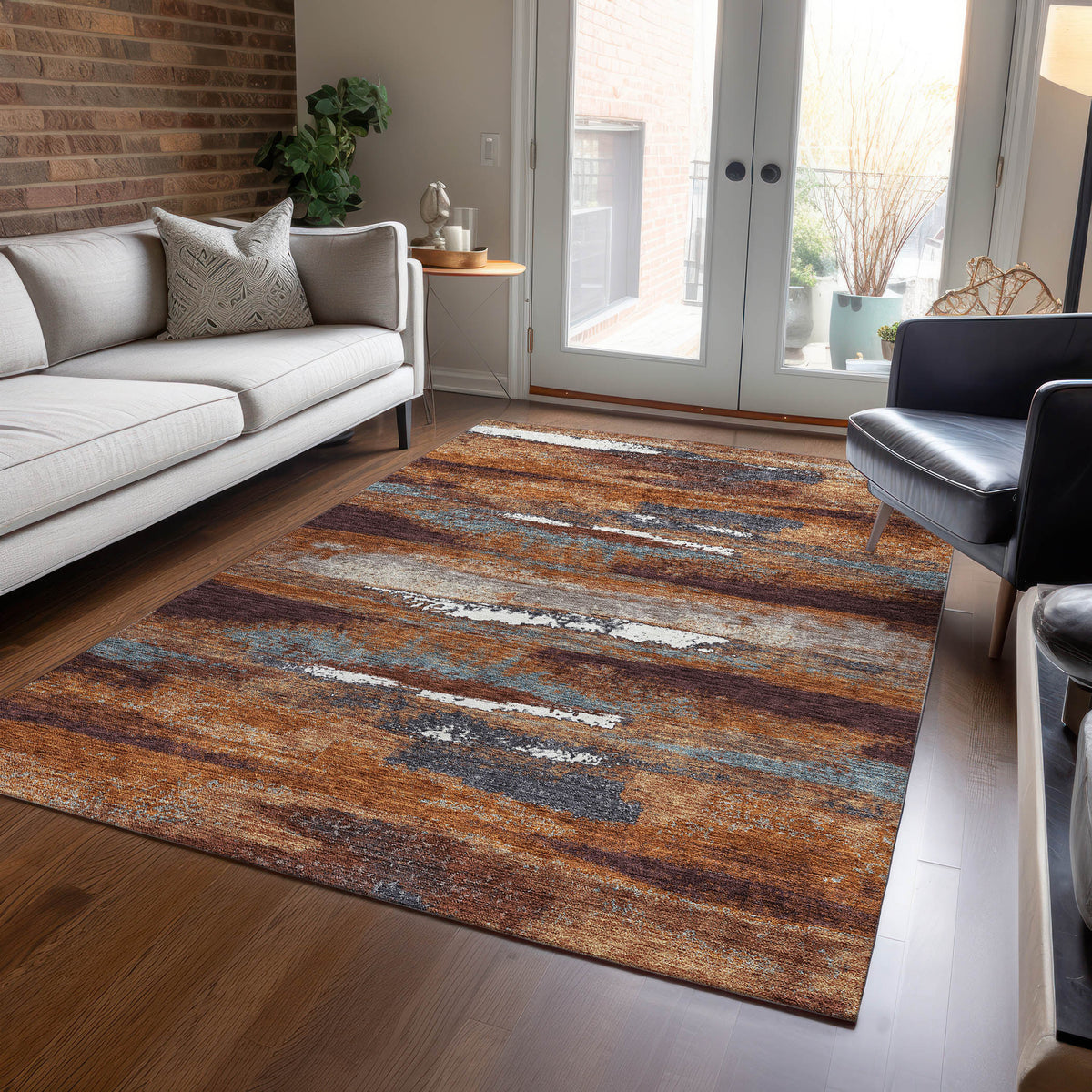 addison chantille acn942 copper rug