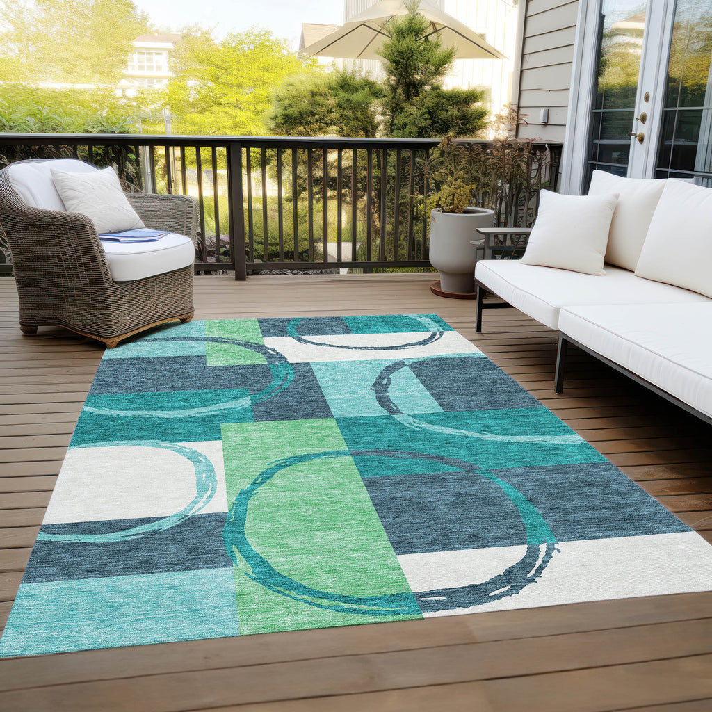 addison chantille acn943 teal rug