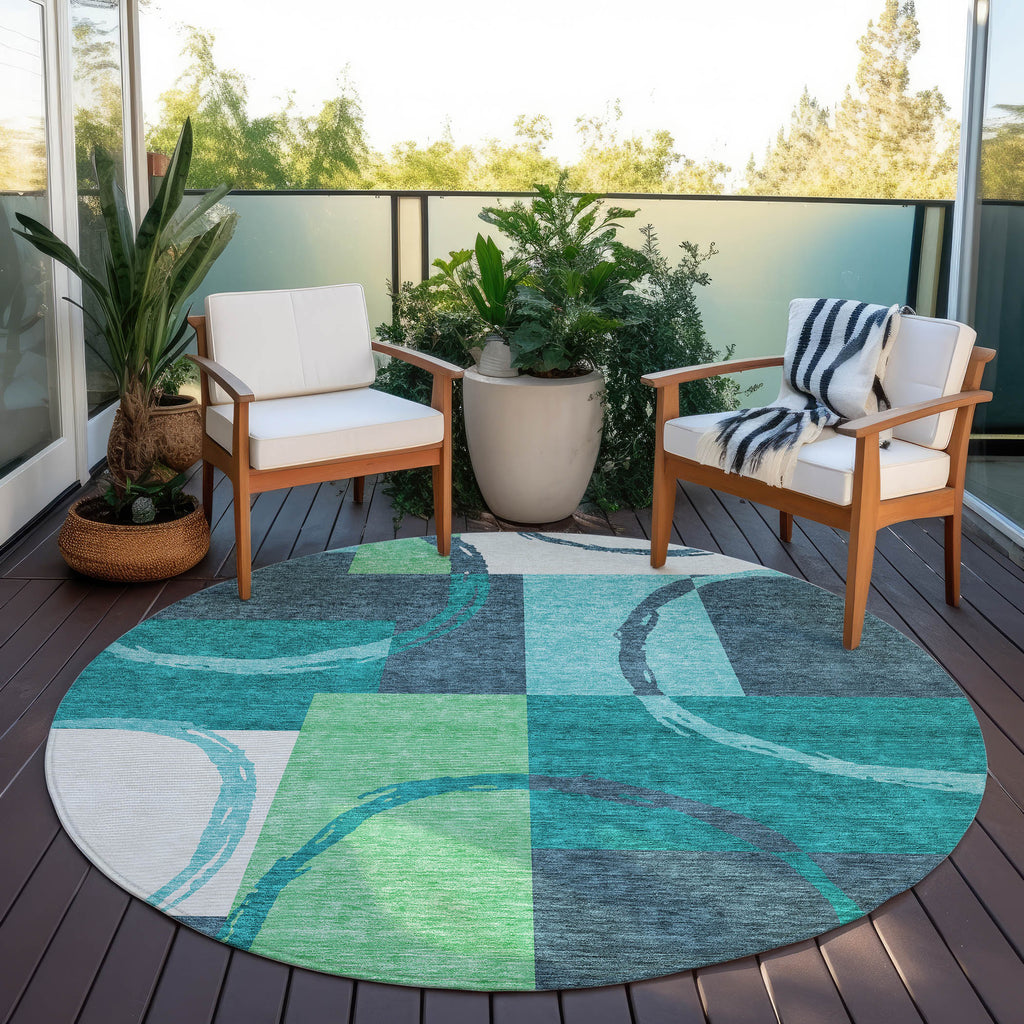 addison chantille acn943 teal rug