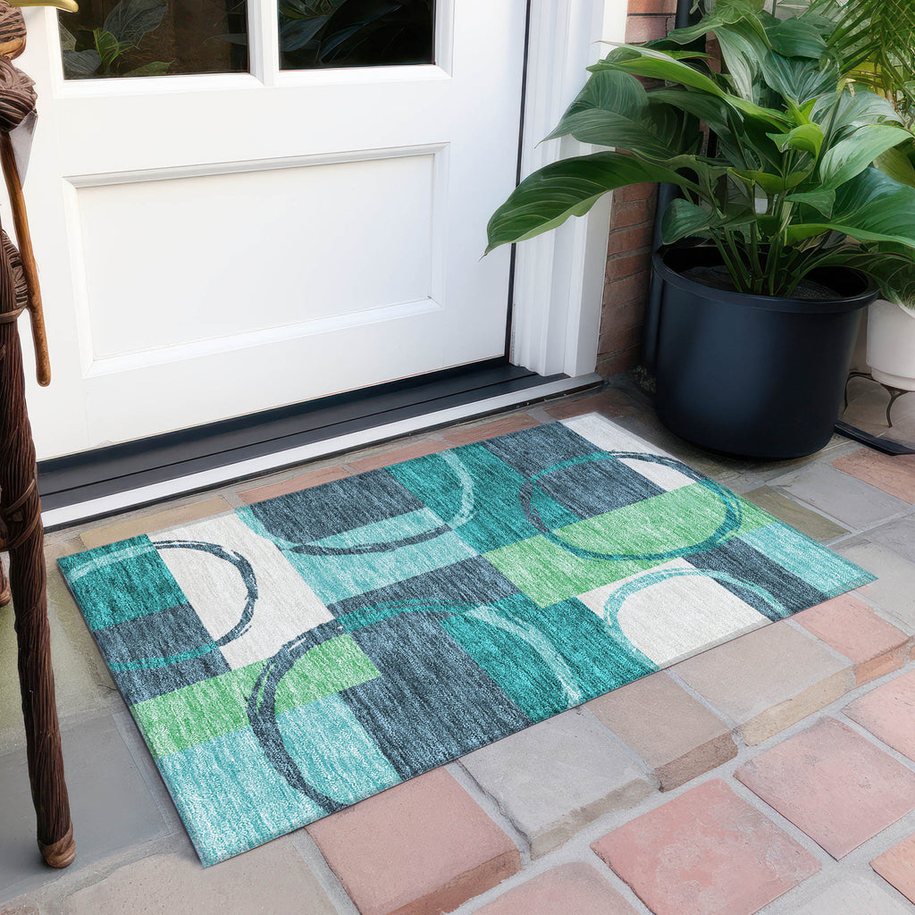 addison chantille acn943 teal rug