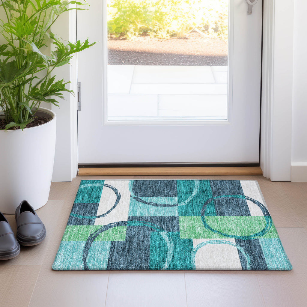 addison chantille acn943 teal rug