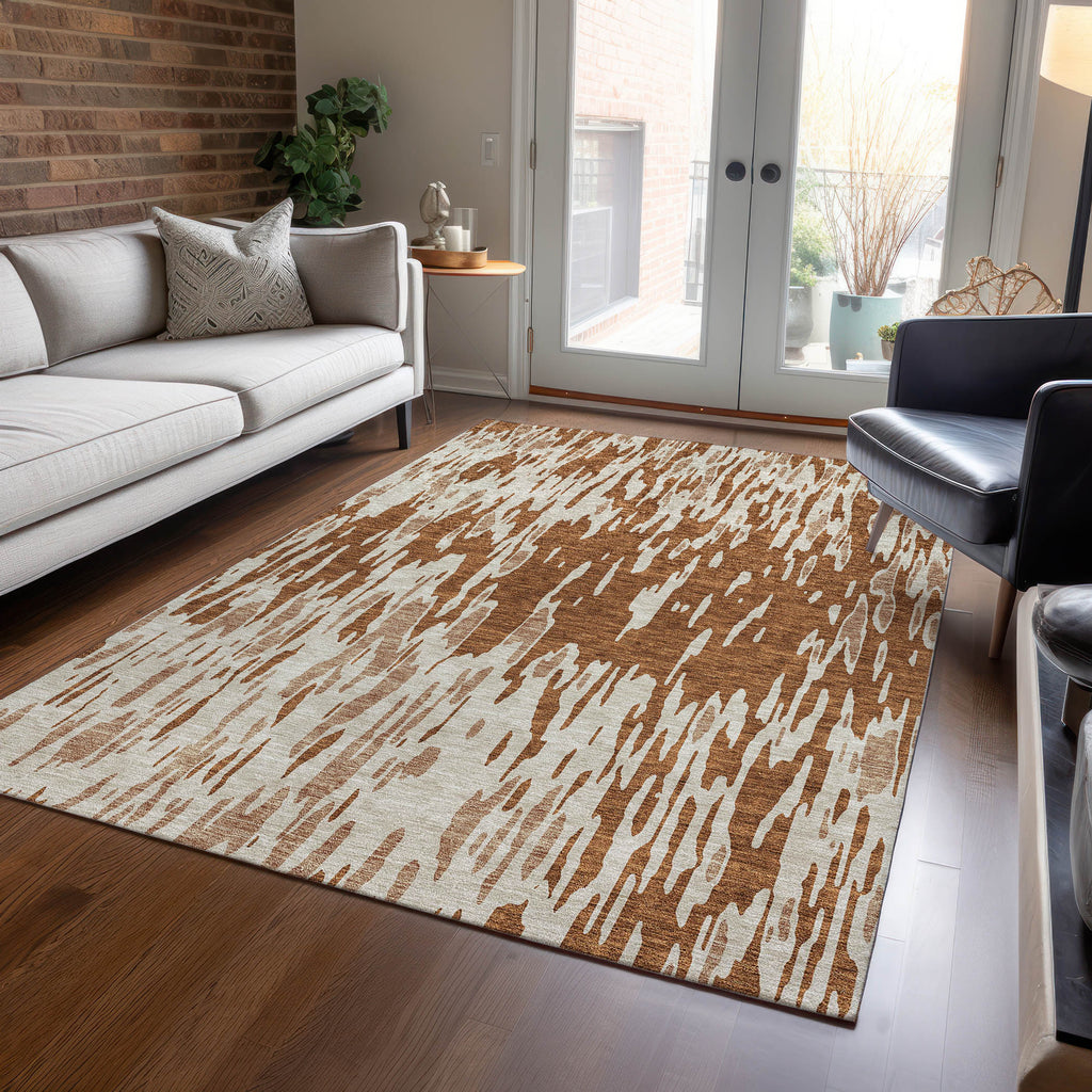addison chantille acn945 paprika rug