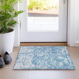 addison chantille acn946 teal rug