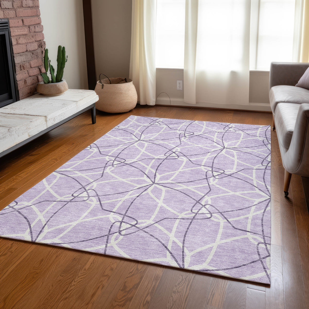 addison chantille acn950 lavender rug