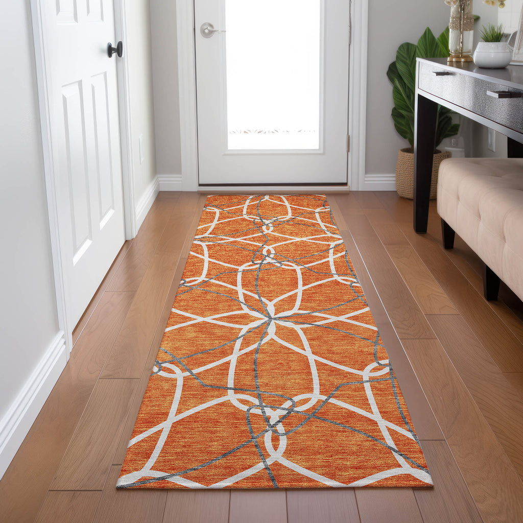 addison chantille acn950 orange rug