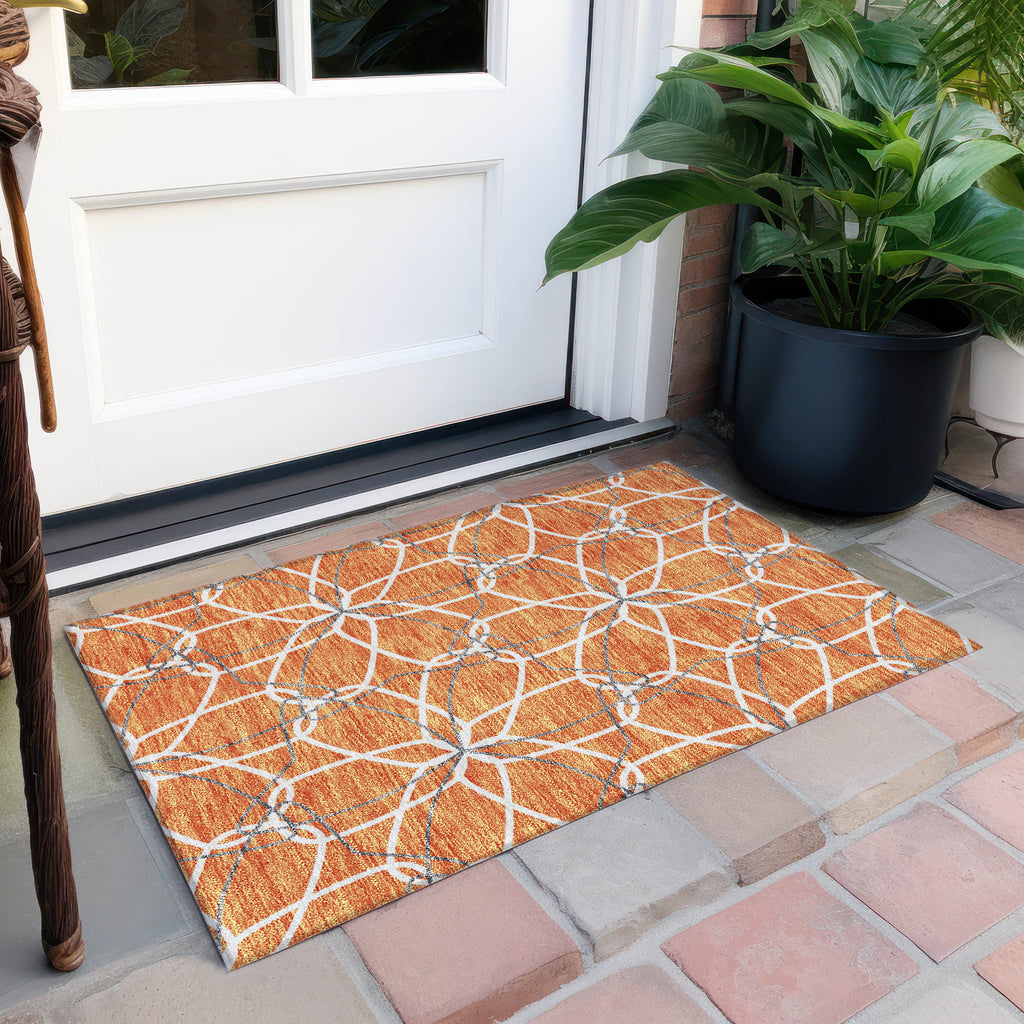 addison chantille acn950 orange rug