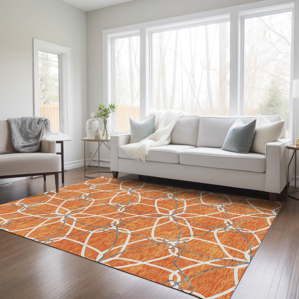 addison chantille acn950 orange rug