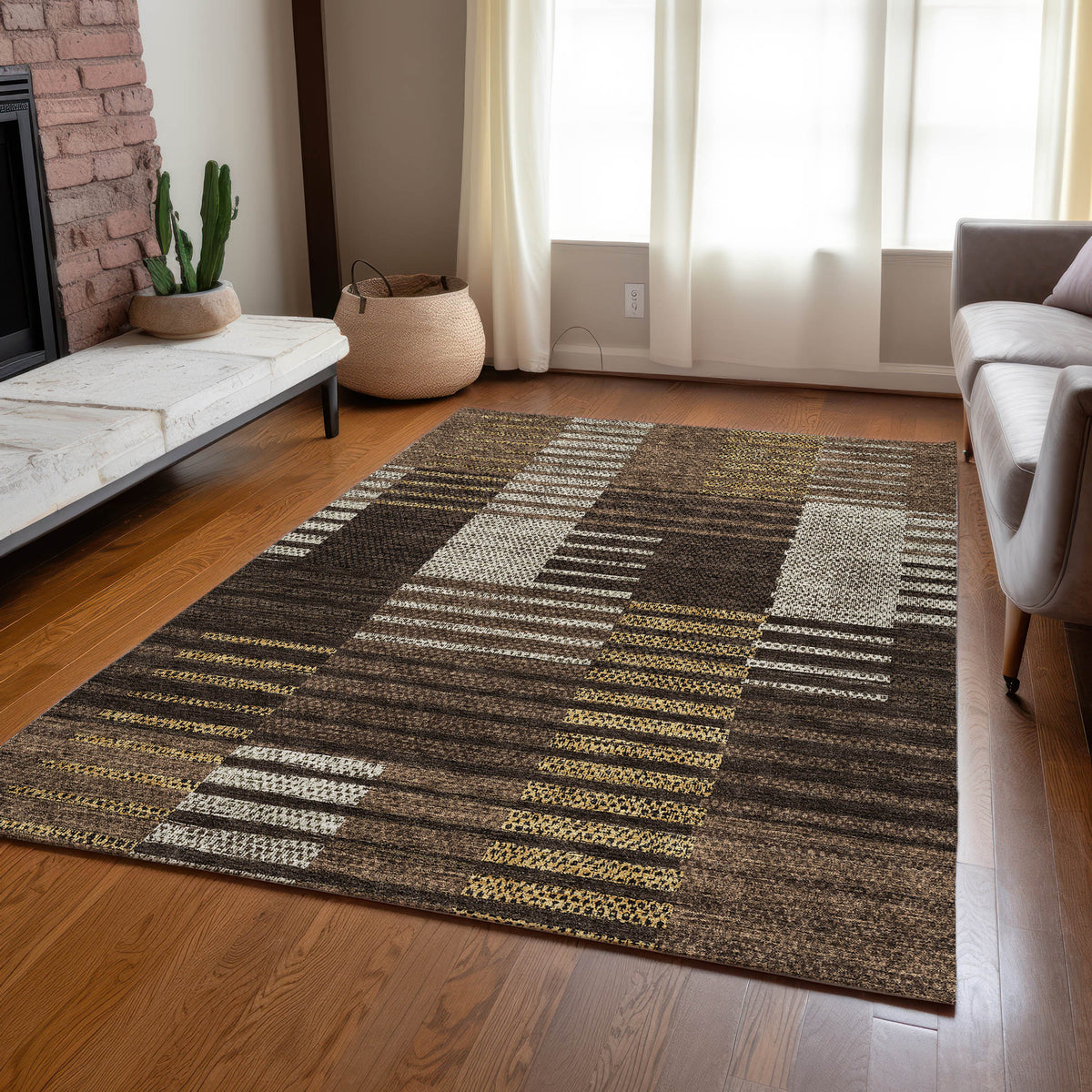 addison chantille acn954 chocolate rug