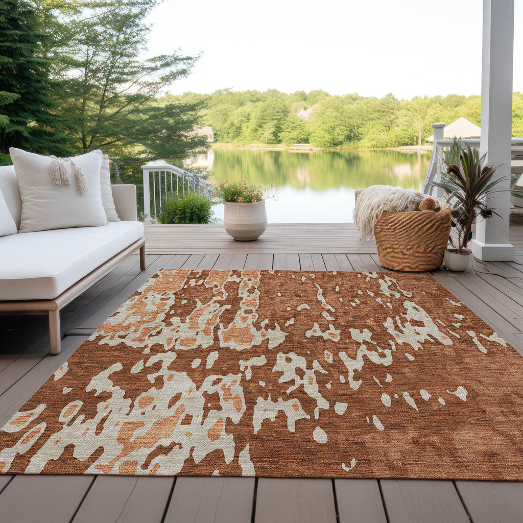 addison chantille acn957 paprika rug