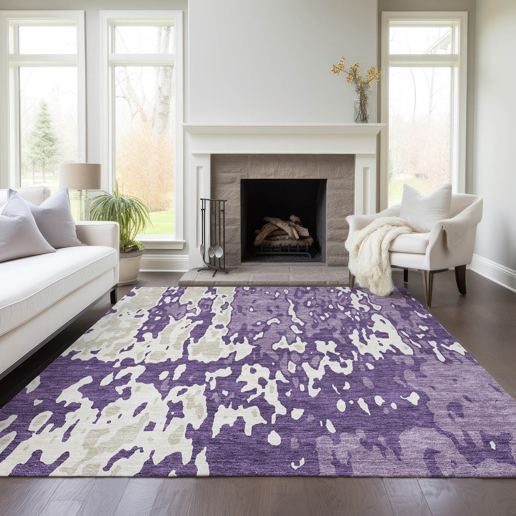 addison chantille acn957 purple rug