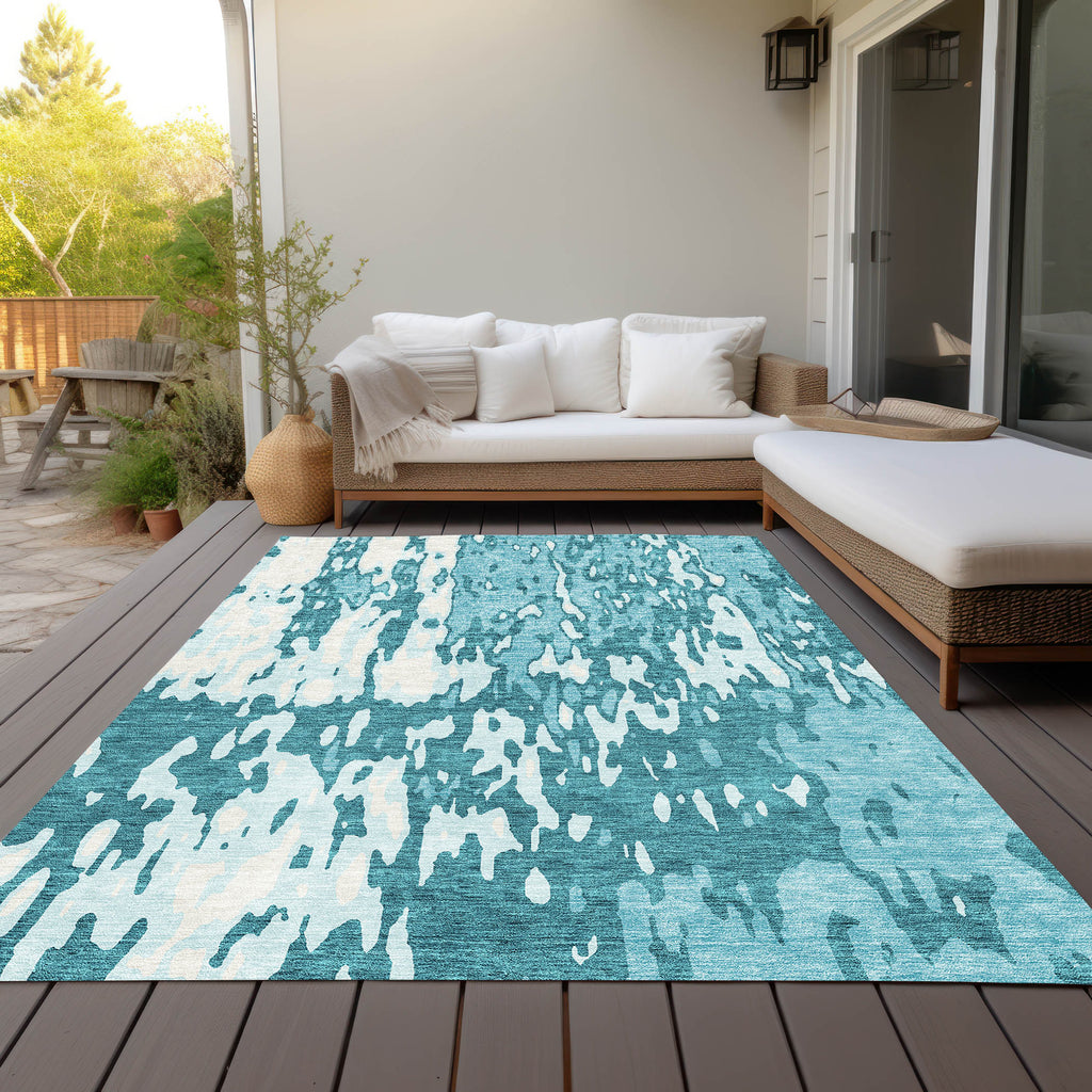 addison chantille acn957 teal rug