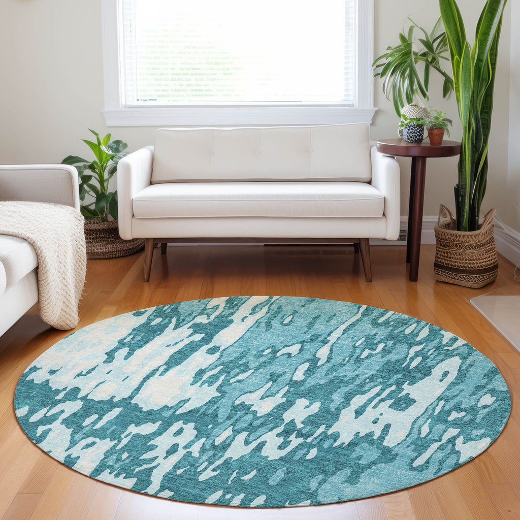 addison chantille acn957 teal rug