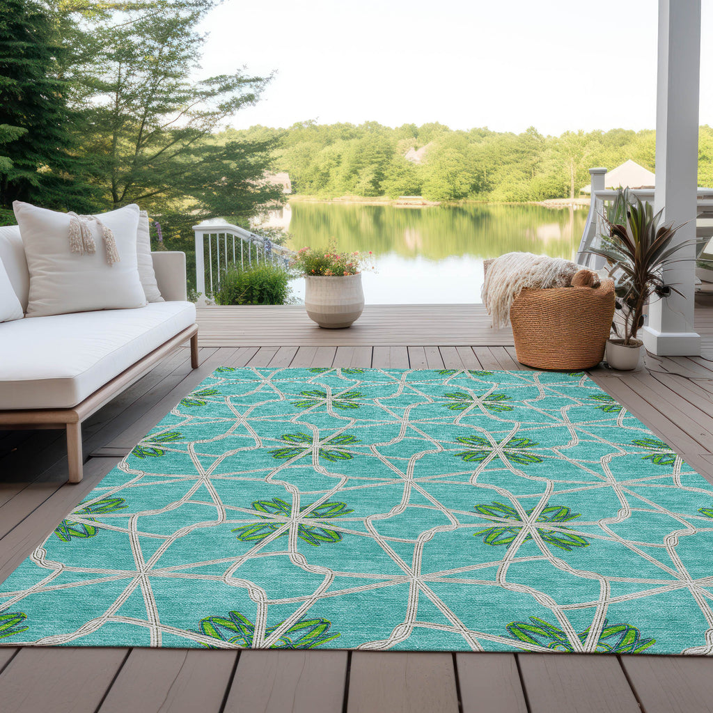 addison chantille acn958 aqua rug