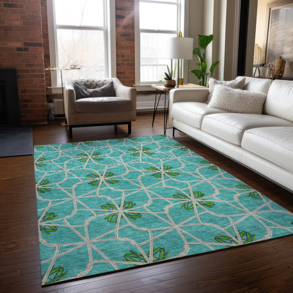 addison chantille acn958 aqua rug