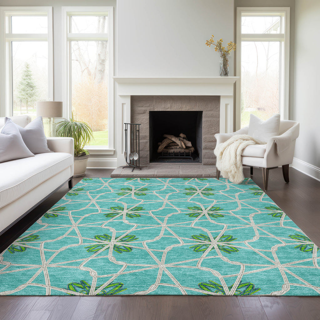 addison chantille acn958 aqua rug