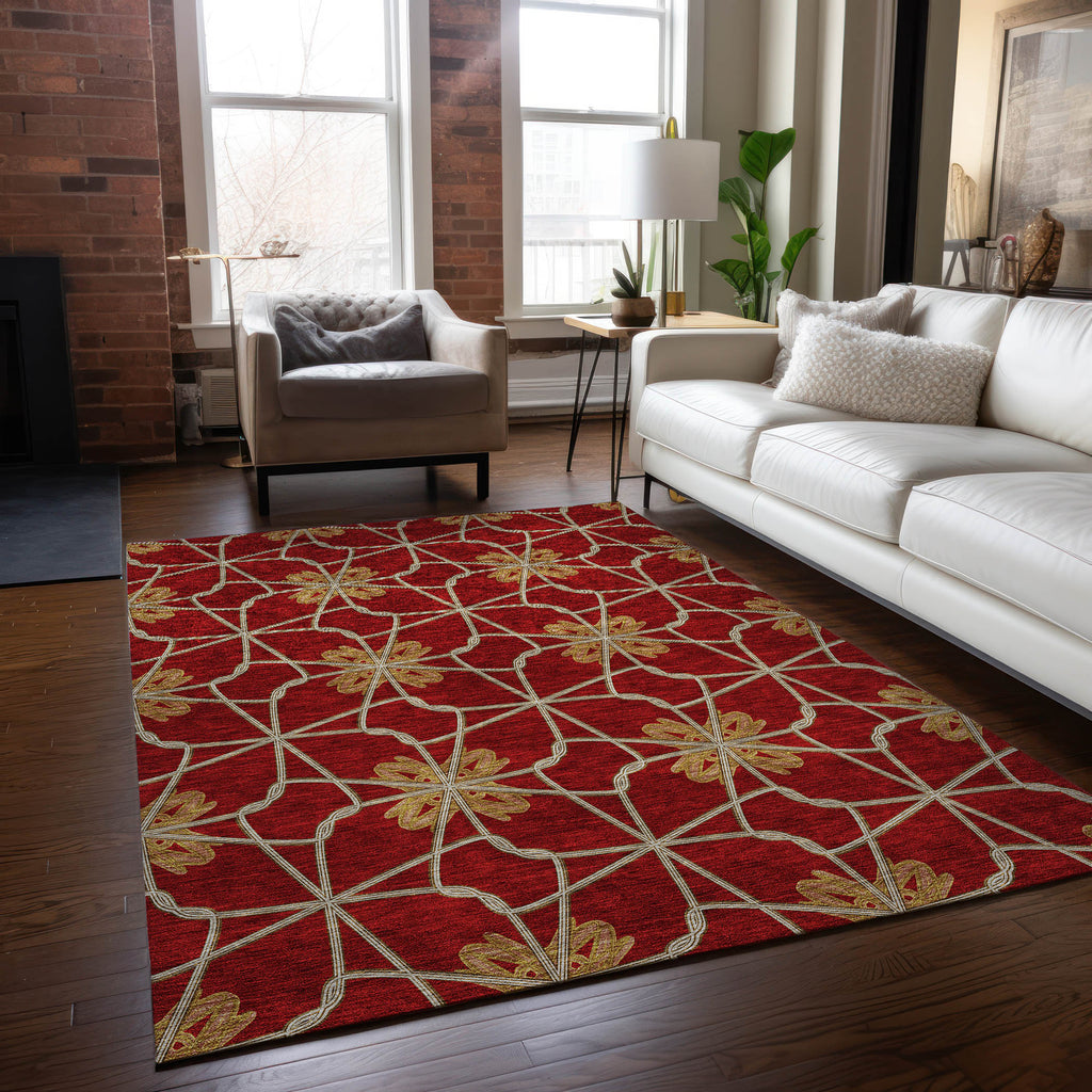 addison chantille acn958 paprika rug