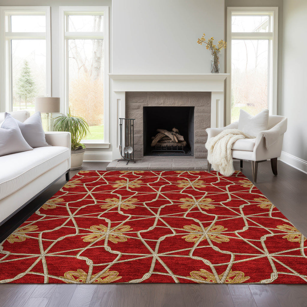 addison chantille acn958 paprika rug