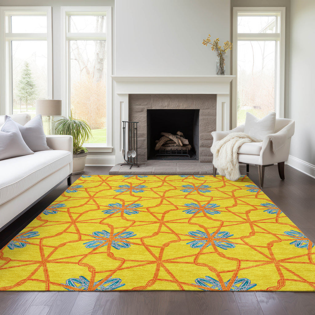 addison chantille acn958 yellow rug
