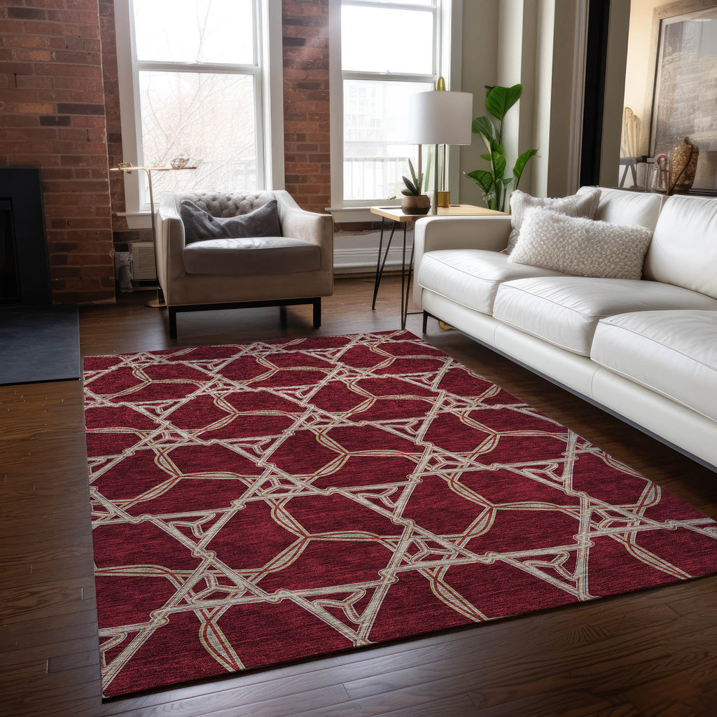addison chantille acn959 burgundy rug
