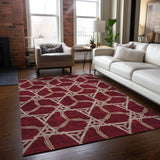 addison chantille acn959 burgundy rug