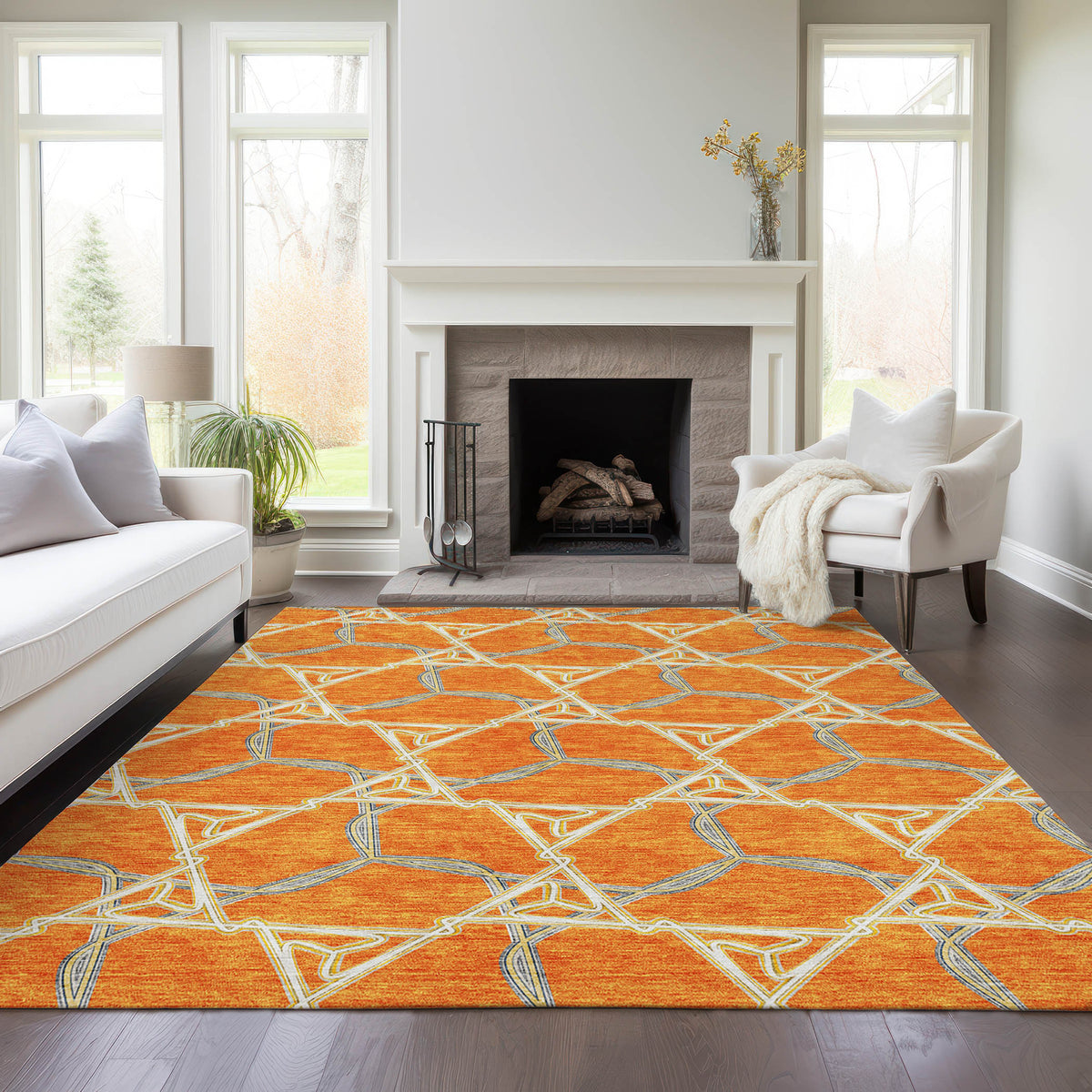 addison chantille acn959 orange rug