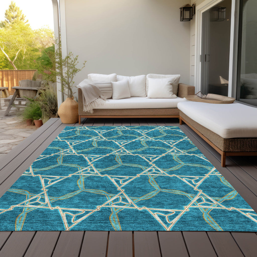 addison chantille acn959 teal rug